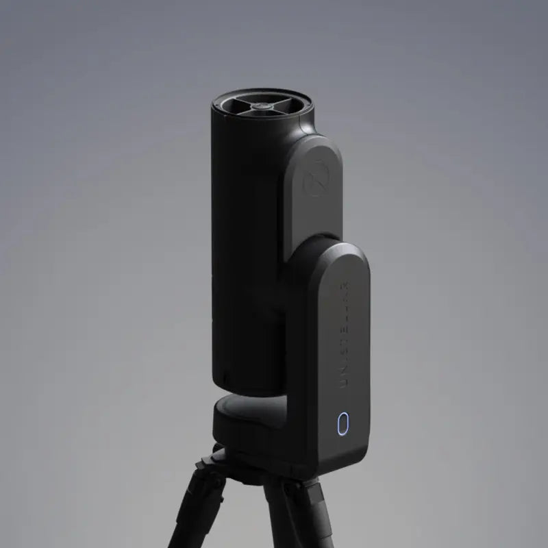 Unistellar Odyssey smart telescope on tripod, front view