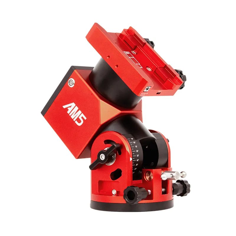 ZWO AM5N harmonic mount three-quarter view