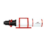 ZWO FF110 APO refractor showing 3 inch rack and pinion focuser