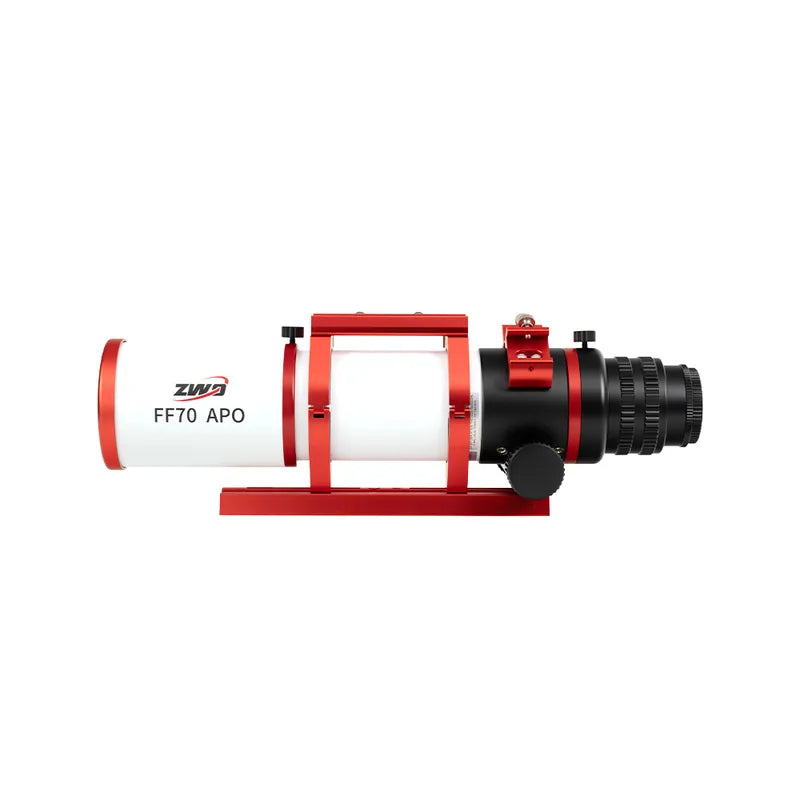 ZWO FF70 APO 70mm flat-field apochromatic refractor side view