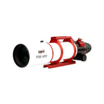 ZWO FF90 APO refractor front view showing 90mm objective lens