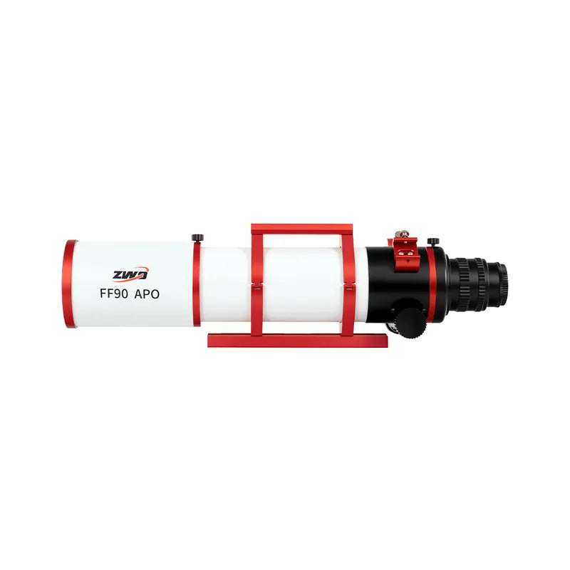 ZWO FF90 APO 90mm flat-field apochromatic refractor side view
