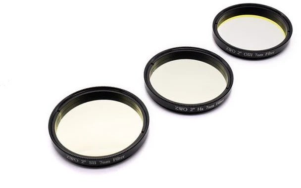 ZWO Narrowband 7nm Filter Set 2in - The Binocular and Telescope Shop